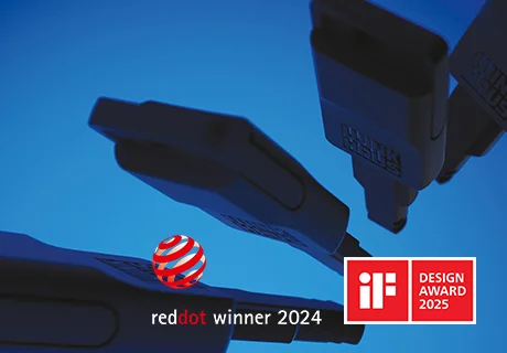 bluEvo Schlüssel mit Logos Design Award und redddot